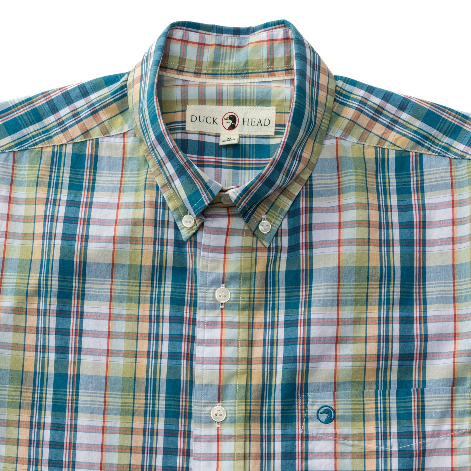 Cotton Poplin Sport Shirt - Cascade Plaid
