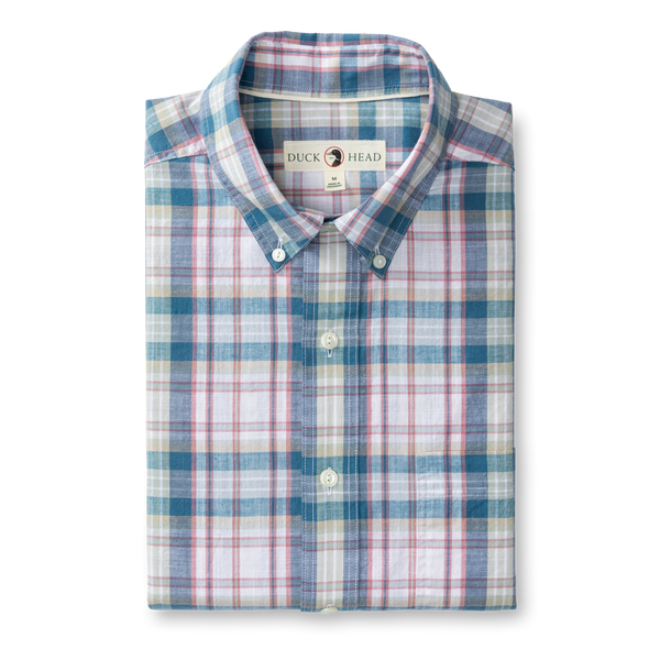 Cotton Slub Sport Shirt - Owens Plaid