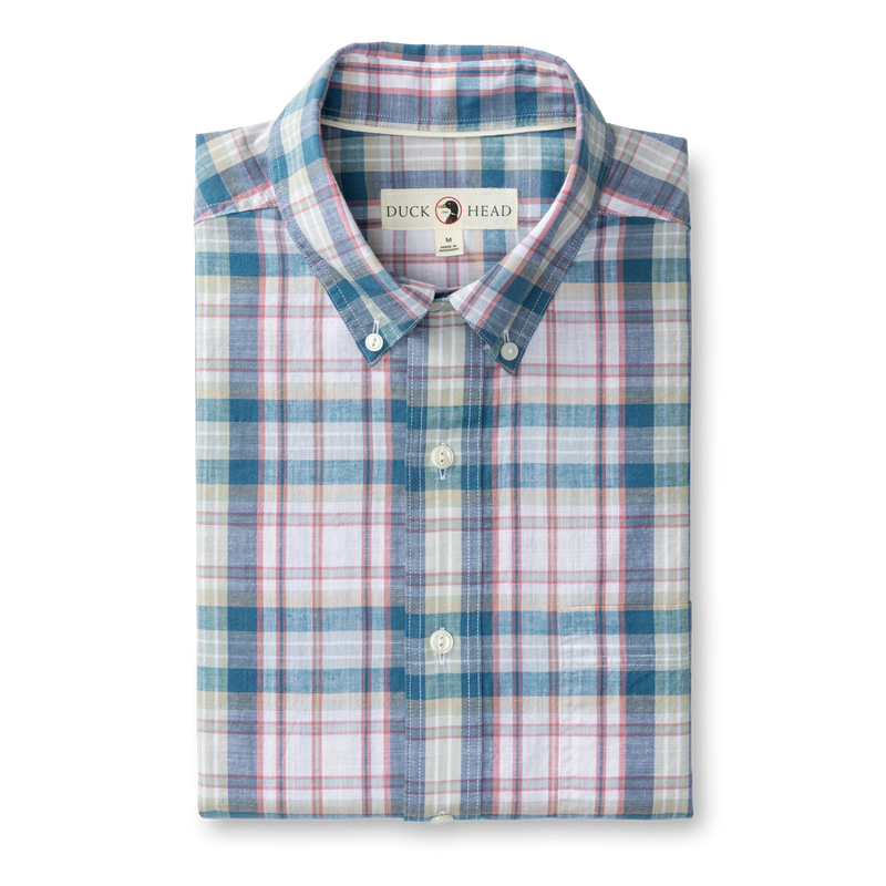 Cotton Slub Sport Shirt - Owens Plaid