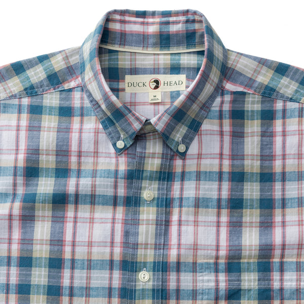 Cotton Slub Sport Shirt - Owens Plaid