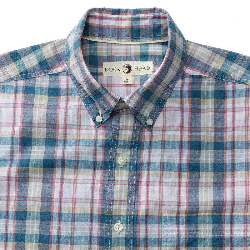 Cotton Slub Sport Shirt - Owens Plaid