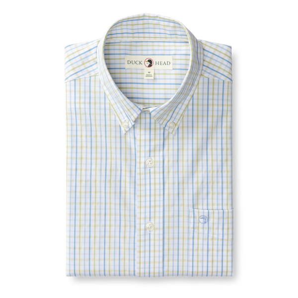 Performance Poplin Sport Shirt - Gaston Plaid
