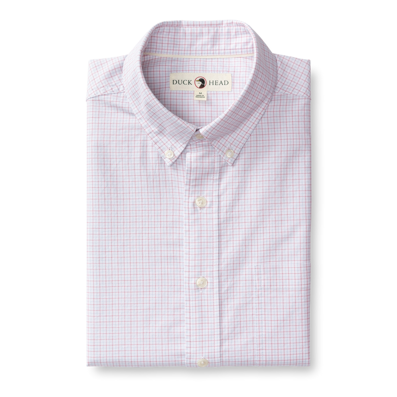 Cotton Oxford Sport Shirt - Mason Plaid