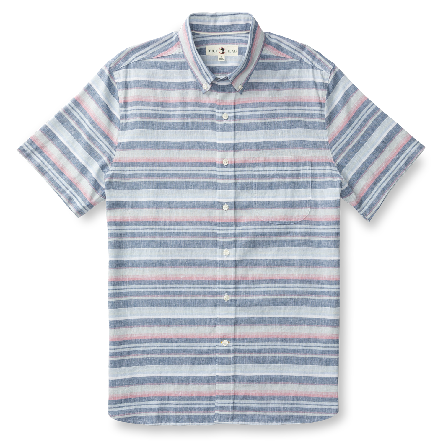 Linen Cotton Oxford Sport Shirt - Gardner Stripe