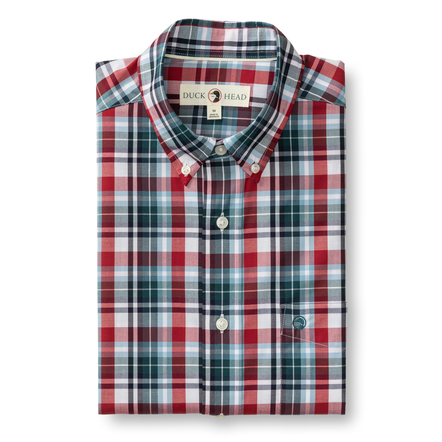 Performance Poplin Sport Shirt - Clarke Plaid - Emerald Green