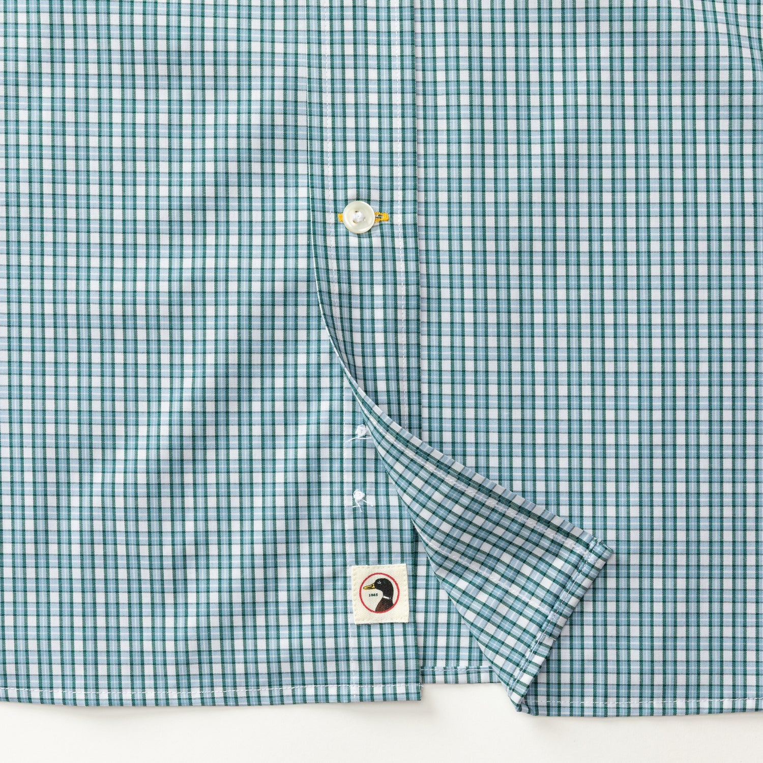 Performance Poplin Sport Shirt - Coker Plaid - Glacier Blue