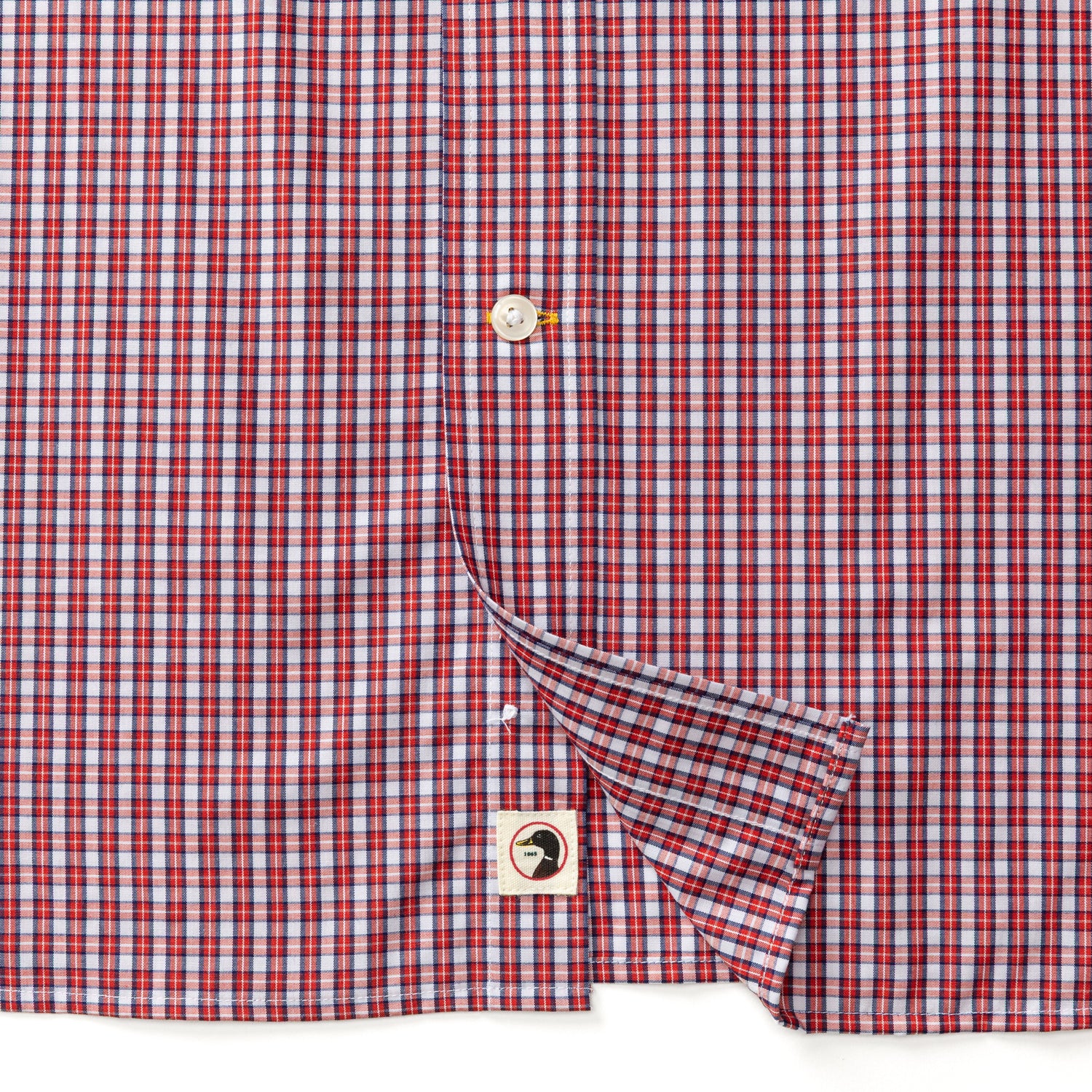 Performance Poplin Sport Shirt - Coker Plaid - Red