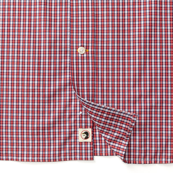 Performance Poplin Sport Shirt - Coker Plaid - Red