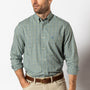 Performance Poplin Sport Shirt - Fallon Plaid - Duck Green