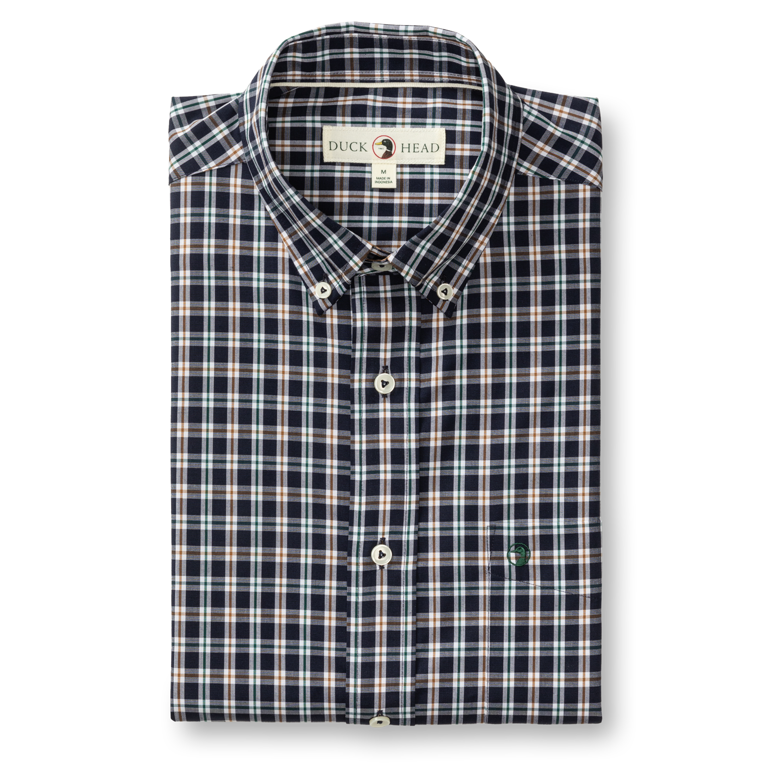 Performance Poplin Sport Shirt - Moseley Plaid - Maritime Blue