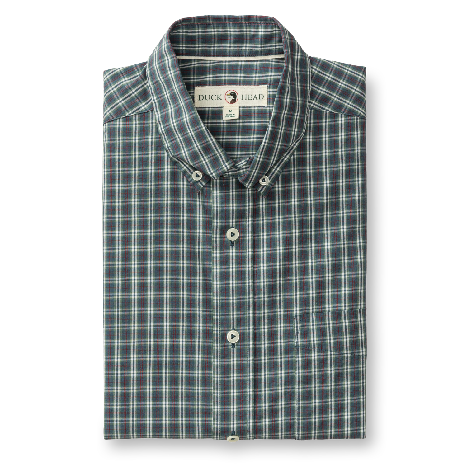 Cotton Cashmere Poplin Sport Shirt - Cody Plaid - Orion Blue