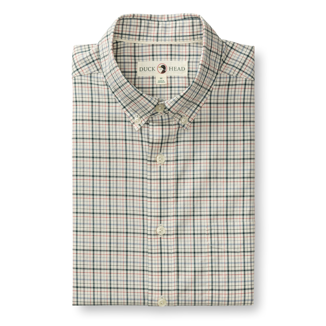 Cotton Twill Sport Shirt - Cooper Plaid - Emerald Green