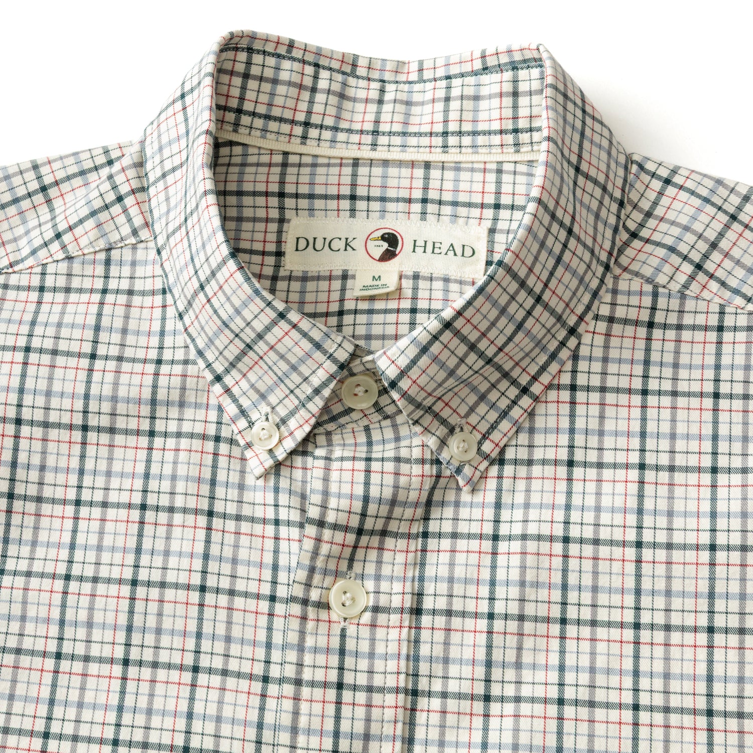 Cotton Twill Sport Shirt - Cooper Plaid - Emerald Green