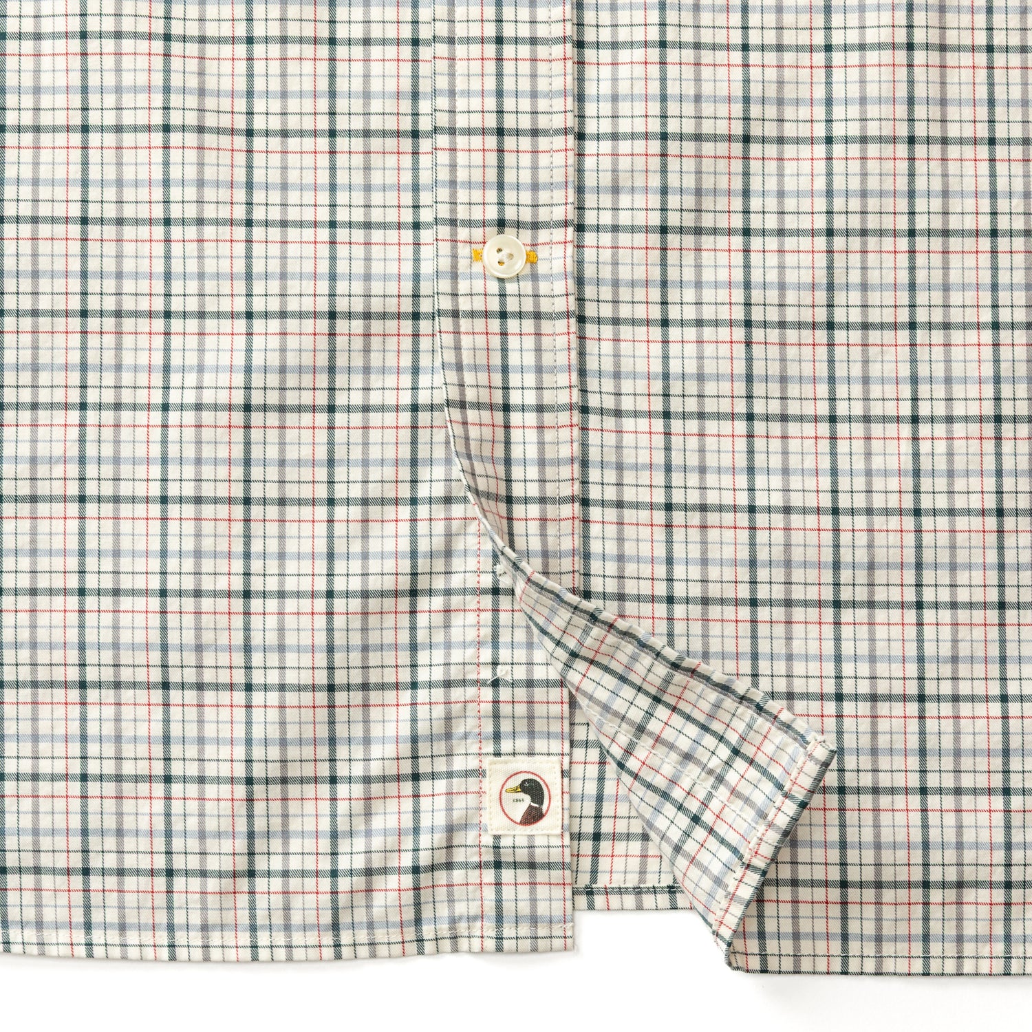 Cotton Twill Sport Shirt - Cooper Plaid - Emerald Green