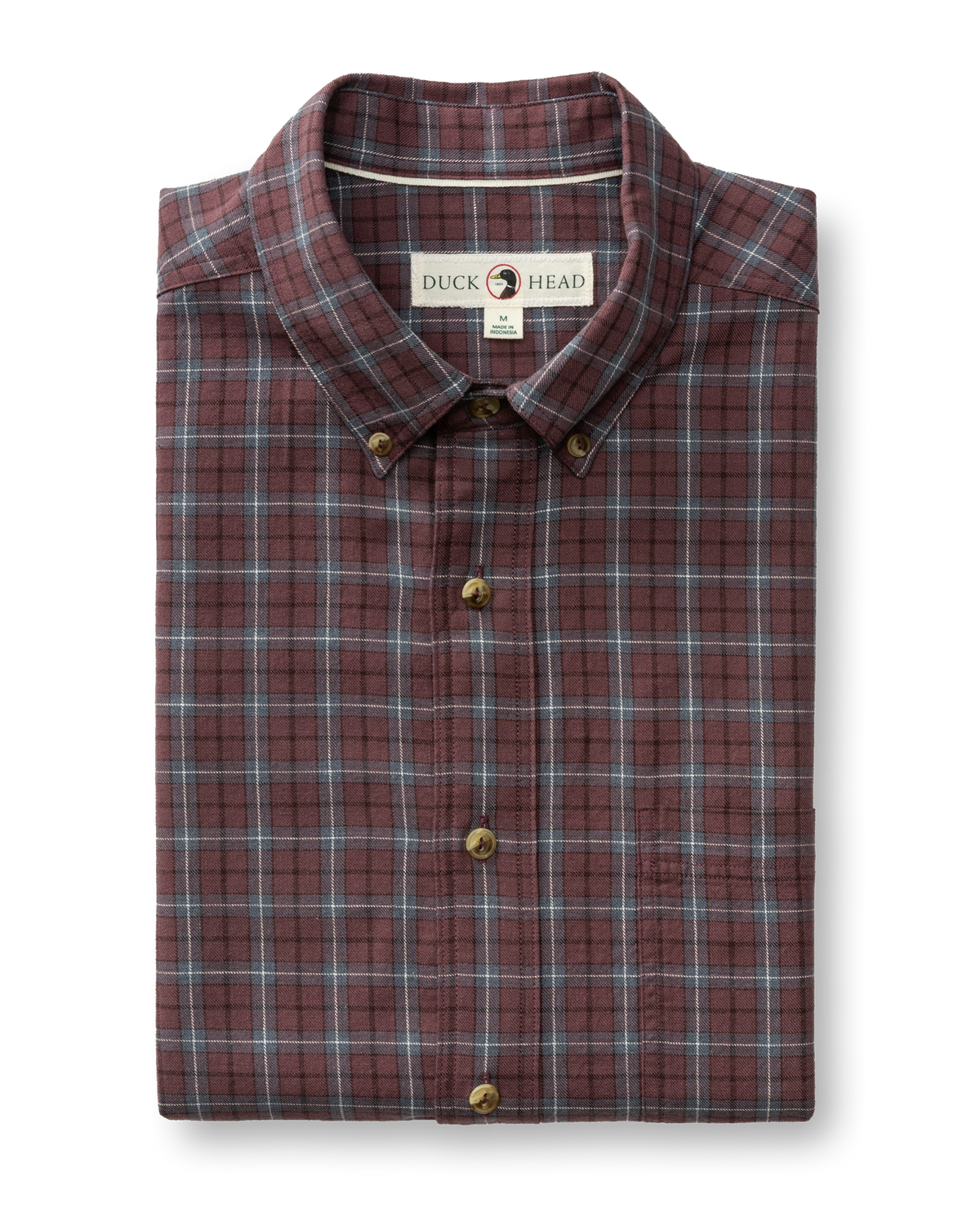 Cotton Wool Sport Shirt - Mercer Plaid - Huckleberry