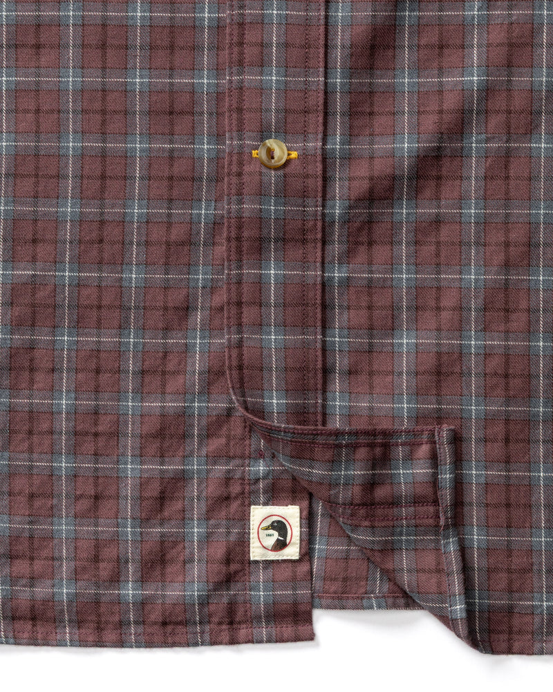 Cotton Wool Sport Shirt - Mercer Plaid - Huckleberry