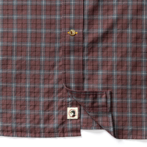 Cotton Wool Sport Shirt - Mercer Plaid - Huckleberry