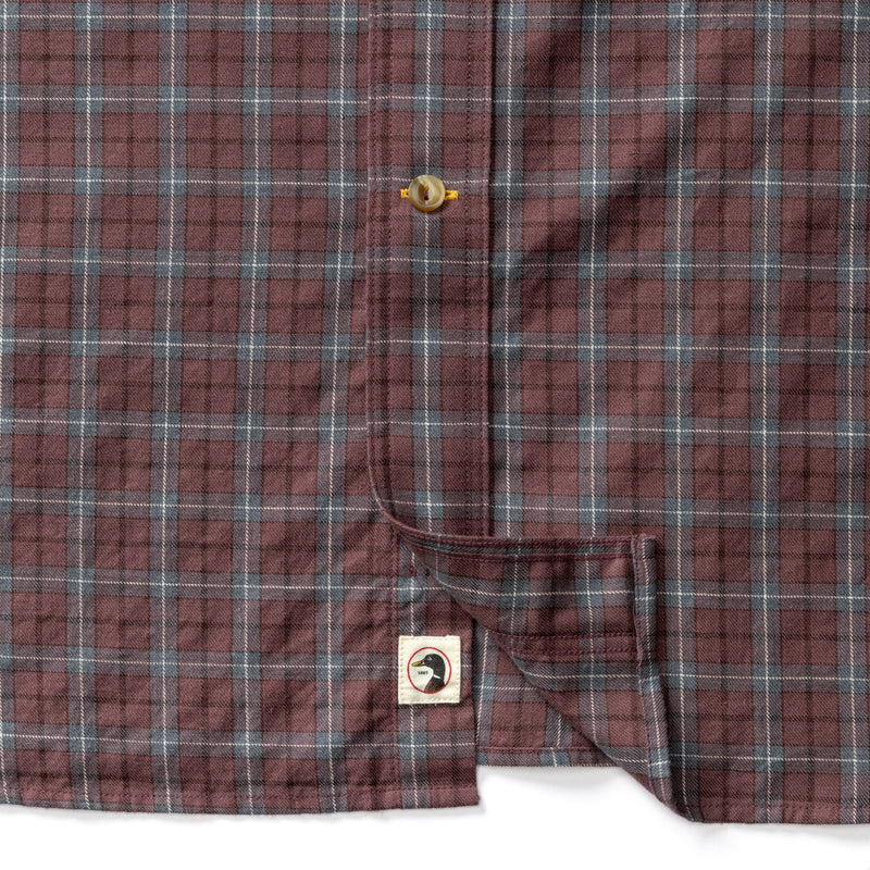 Cotton Wool Sport Shirt - Mercer Plaid - Huckleberry