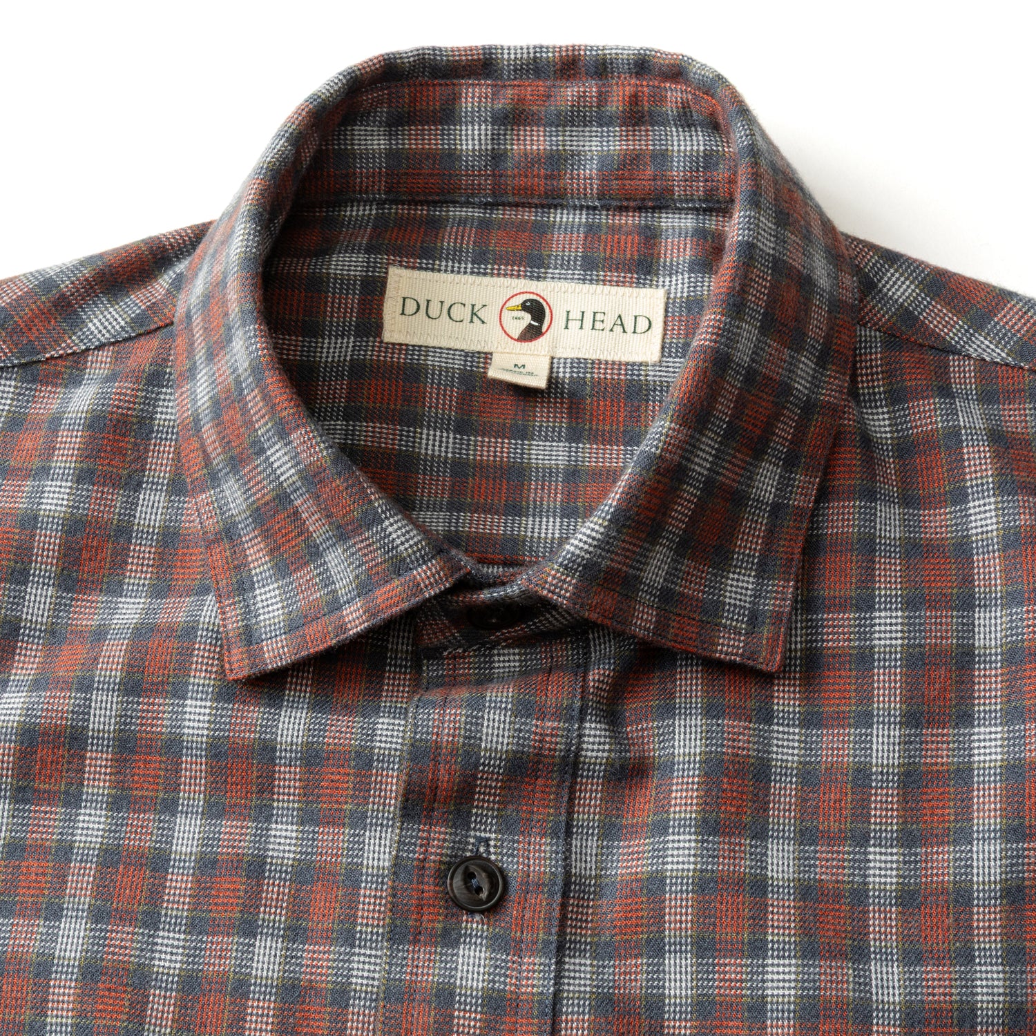Performance Flannel Sport Shirt - Ballard Plaid - Burnt Brick