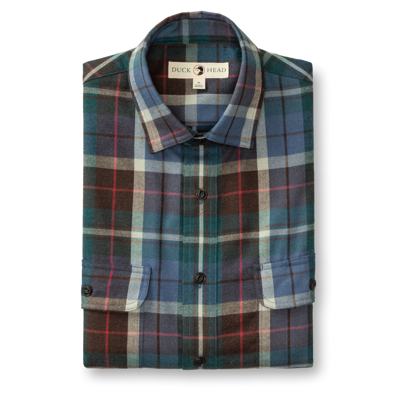 Performance Flannel Sport Shirt - Irving Plaid - Emerald Green