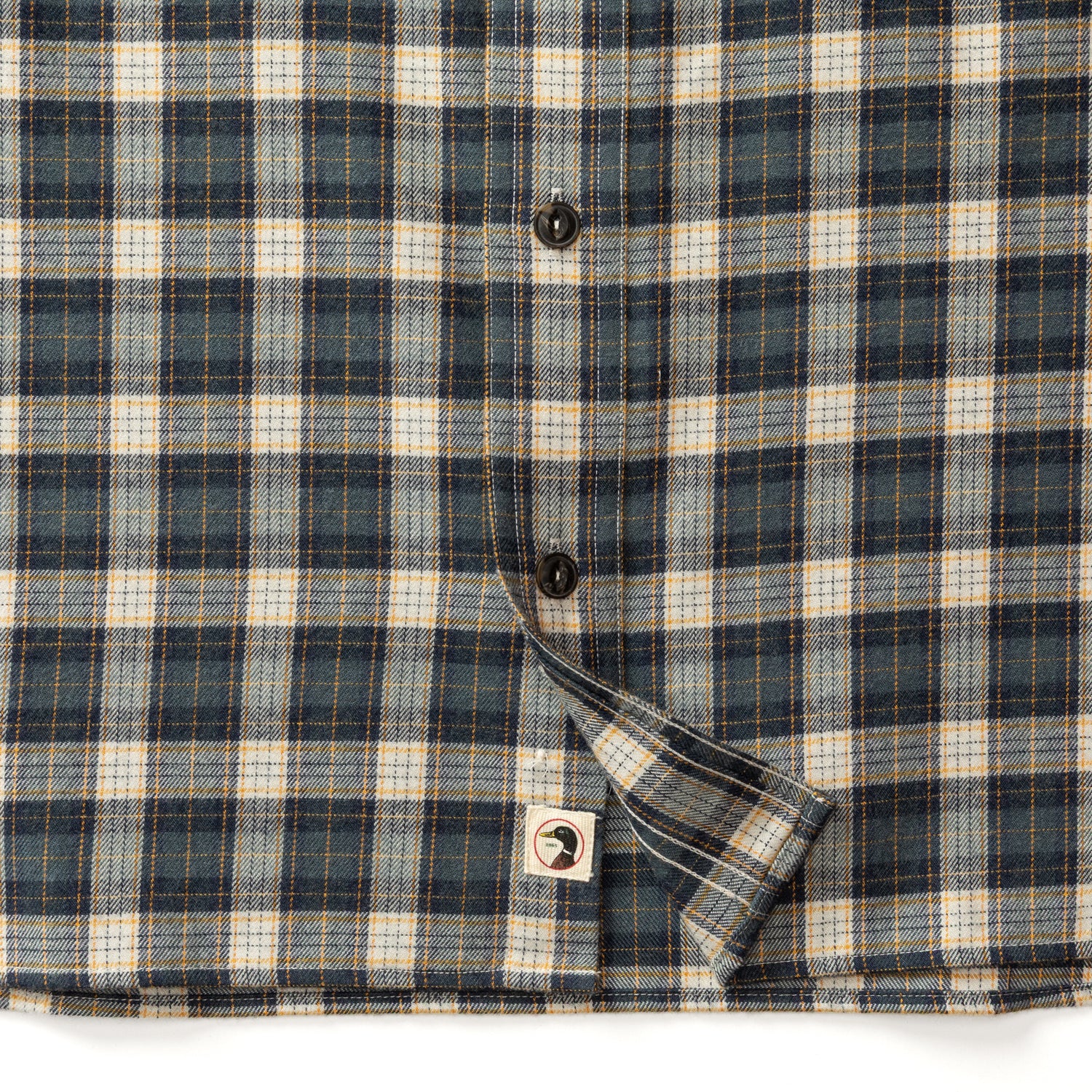 Performance Flannel Sport Shirt - Moyer Plaid - Graphite Blue