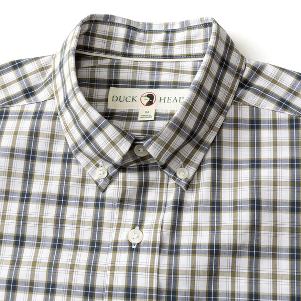 Performance Poplin Sport Shirt - Joplin Plaid - Navy