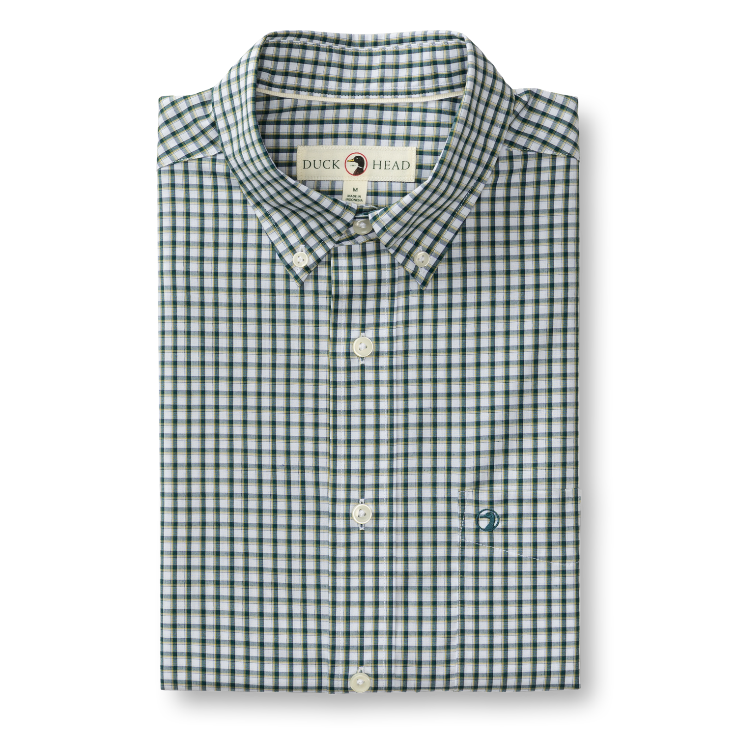 Performance Poplin Sport Shirt - Bryant Plaid - Emerald Green