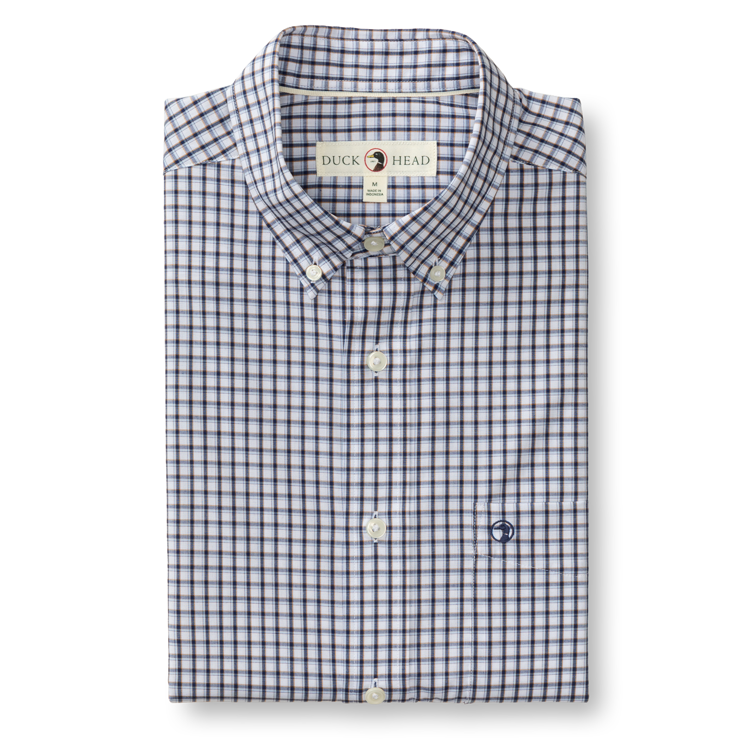 Performance Poplin Sport Shirt - Bryant Plaid - Beacon Blue