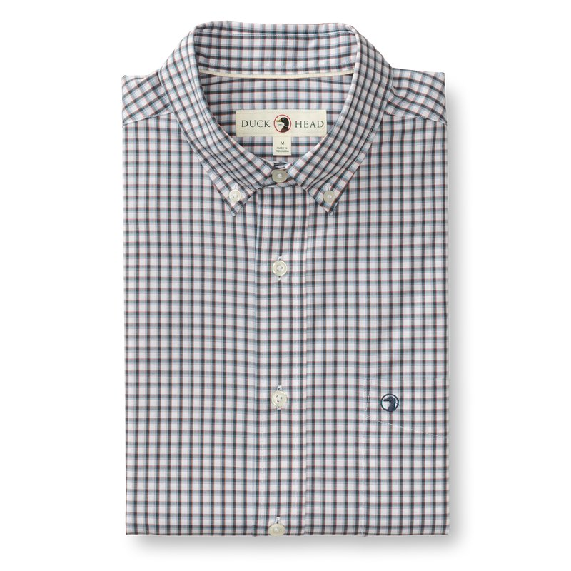 Performance Poplin Sport Shirt - Bryant Plaid - Orion Blue