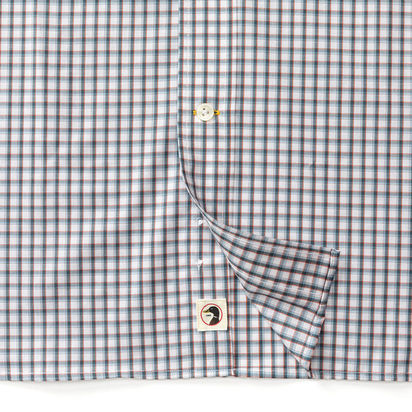 Performance Poplin Sport Shirt - Bryant Plaid - Orion Blue