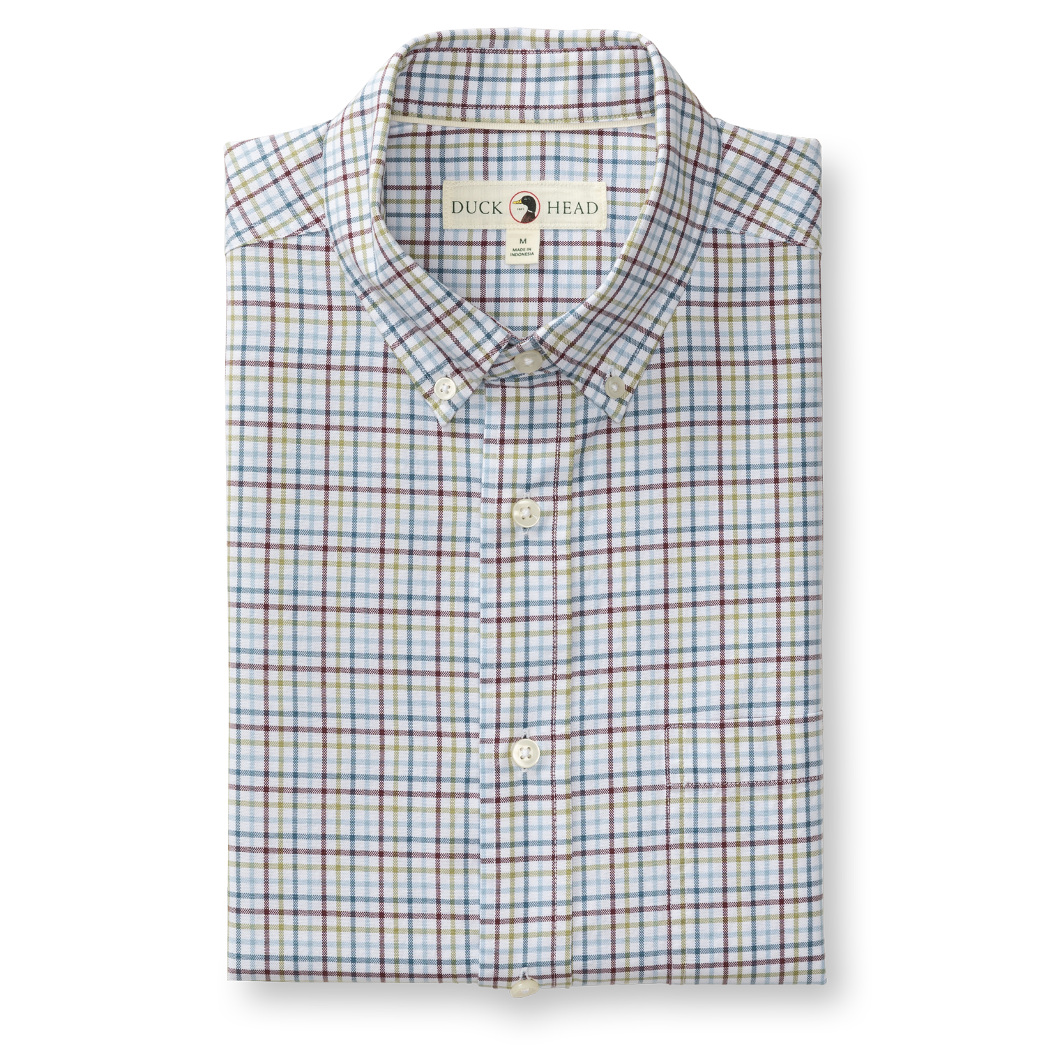 Cotton Oxford Sport Shirt - Bennet Plaid - Fig