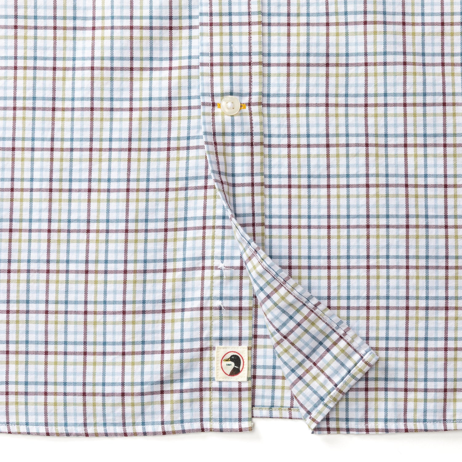 Cotton Oxford Sport Shirt - Bennet Plaid - Fig