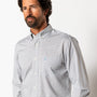 Performance Poplin Sport Shirt - Edison Plaid - Glacier Blue