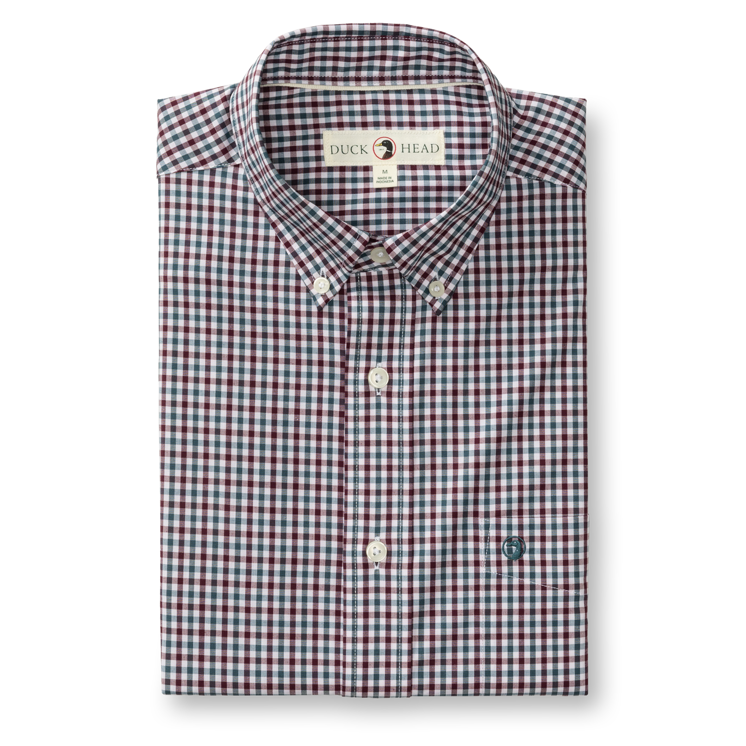 Performance Poplin Sport Shirt - Merill Gingham - Fig