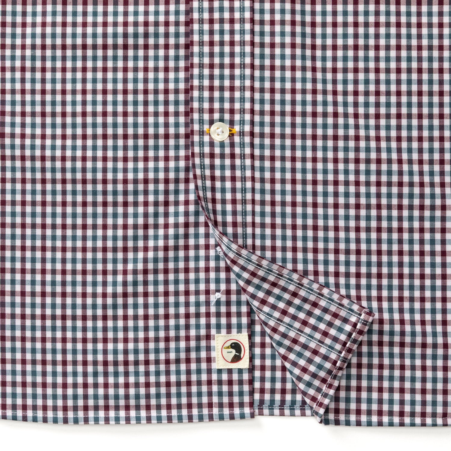 Performance Poplin Sport Shirt - Merill Gingham - Fig