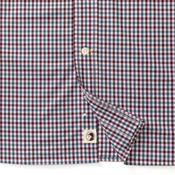 Performance Poplin Sport Shirt - Merill Gingham - Fig