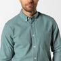 Cotton Oxford Sport Shirt - Ryder Gingham - Forest Green