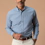 Cotton Oxford Sport Shirt - Ryder Gingham - Stormy Teal