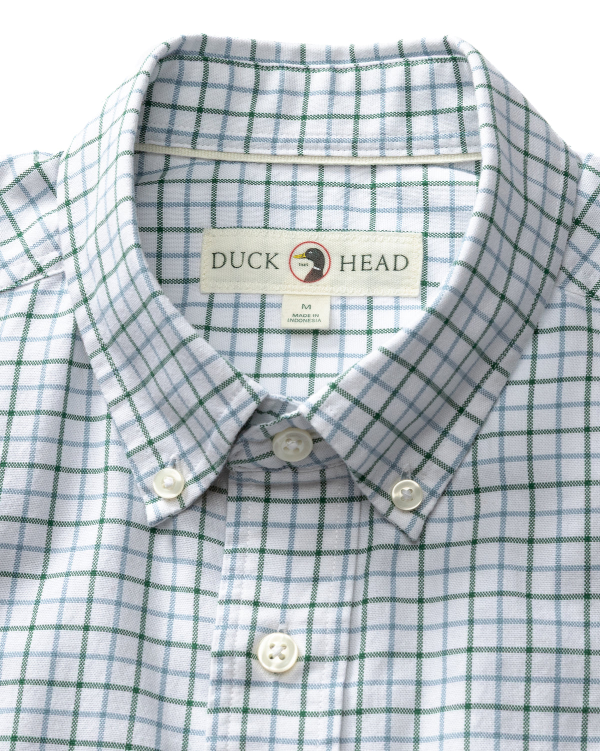 Cotton Oxford Sport Shirt - Kline Plaid - Hunter Green