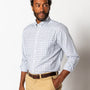 Cotton Oxford Sport Shirt - Kline Plaid - Glacier Blue