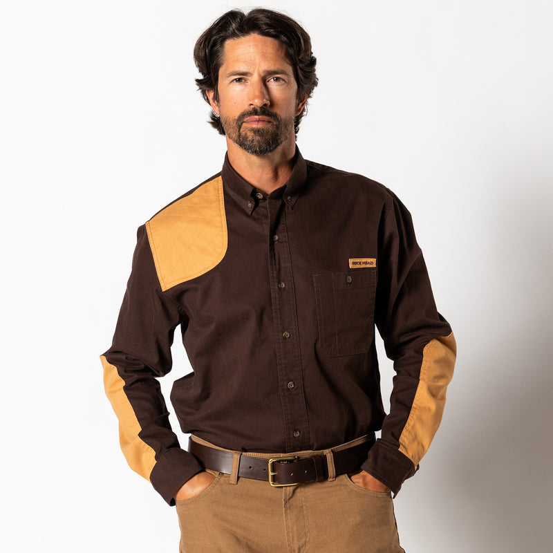 Woodland Shooting Shirt - Dark Brown