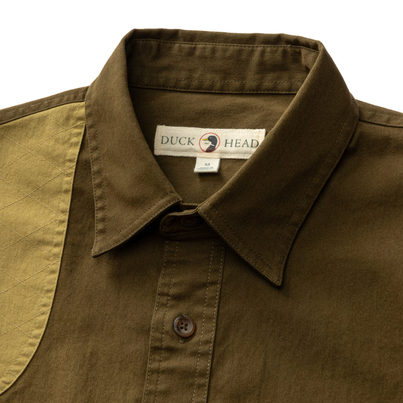 Woodland Shooting Shirt - Dark Olive