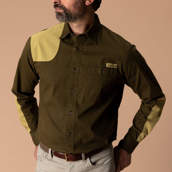 Woodland Shooting Shirt - Dark Olive