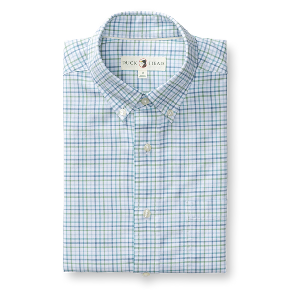 Cotton Oxford Sport Shirt - Cooke Plaid