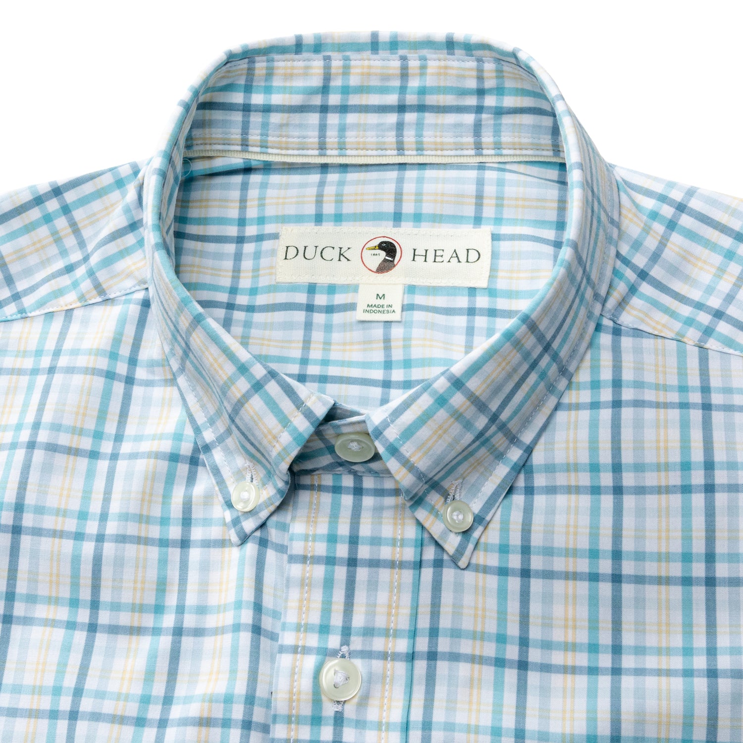 Performance Poplin Sport Shirt - Brody Plaid - Yellow