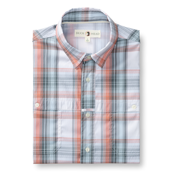 Performance Dobby Guide Shirt - Richfield Plaid - Rosewood
