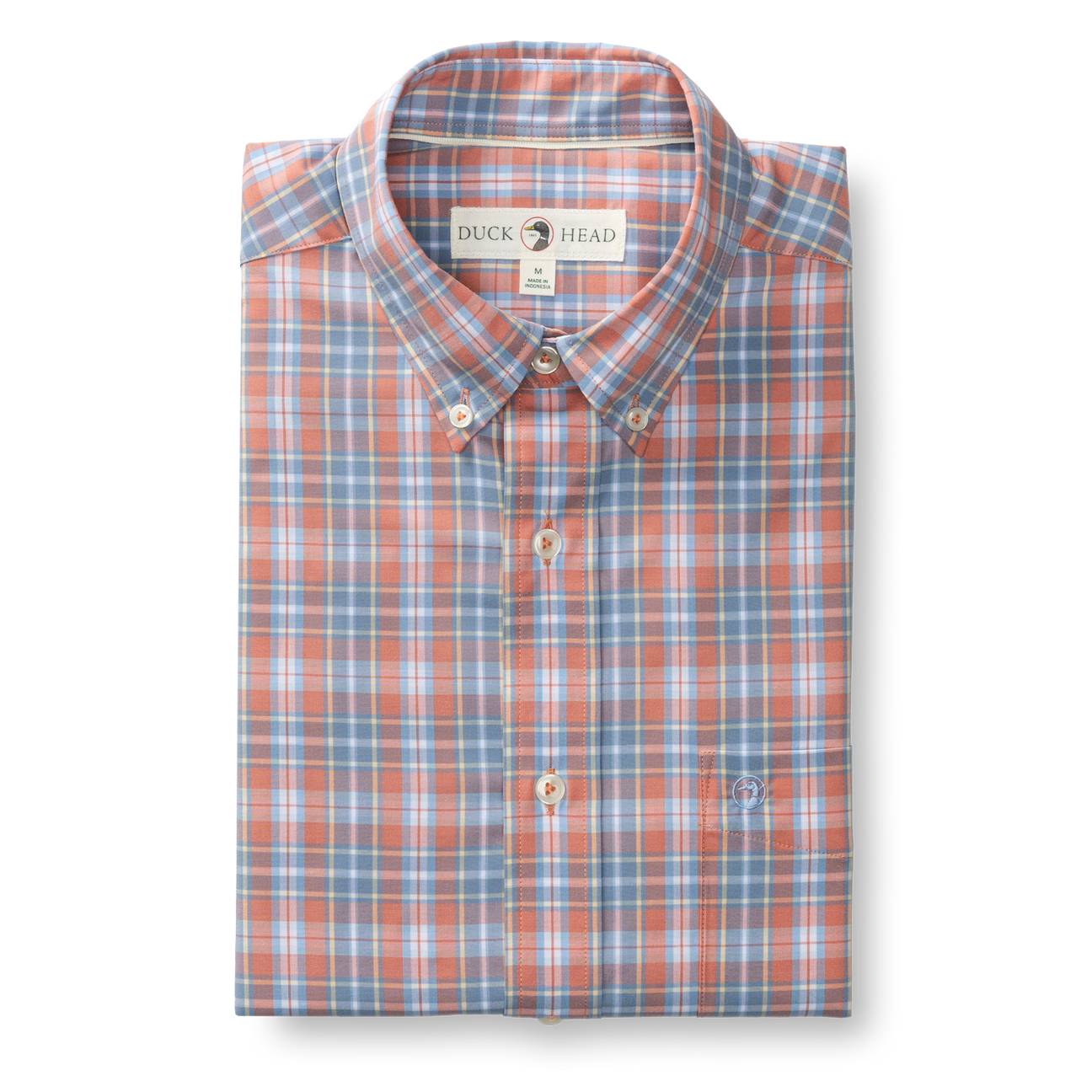 Performance Poplin Sport Shirt - Jeffries Plaid - Rosewood
