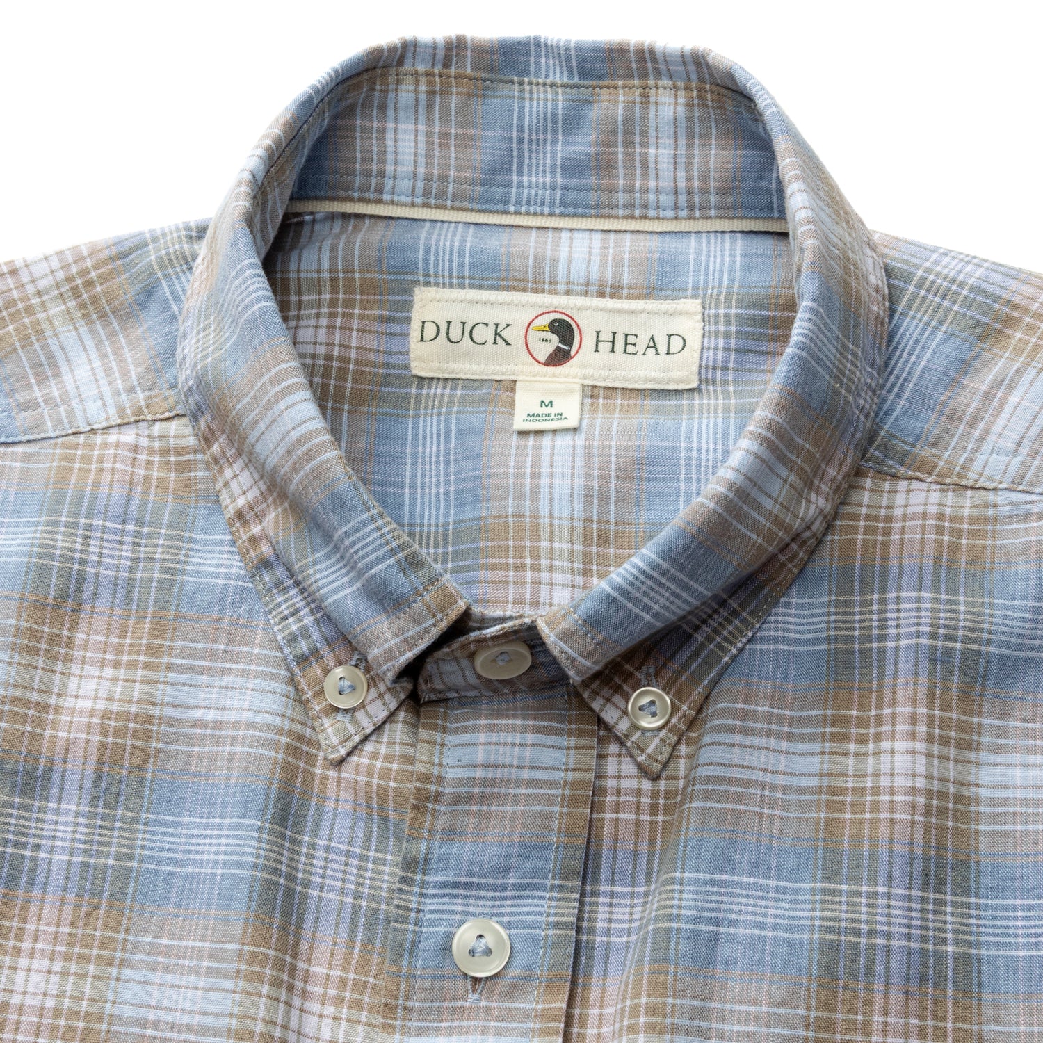 Cotton Slub Sport Shirt - Millbrook Plaid - Sandstone