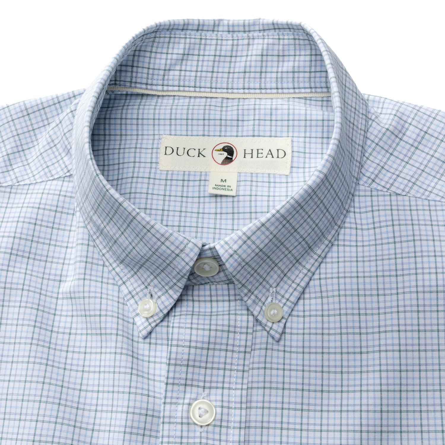 Performance Poplin Sport Shirt - Joiner Plaid - Midnight Teal