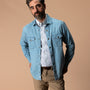 Denim Snap Shirt - Ware Solid - Light Wash